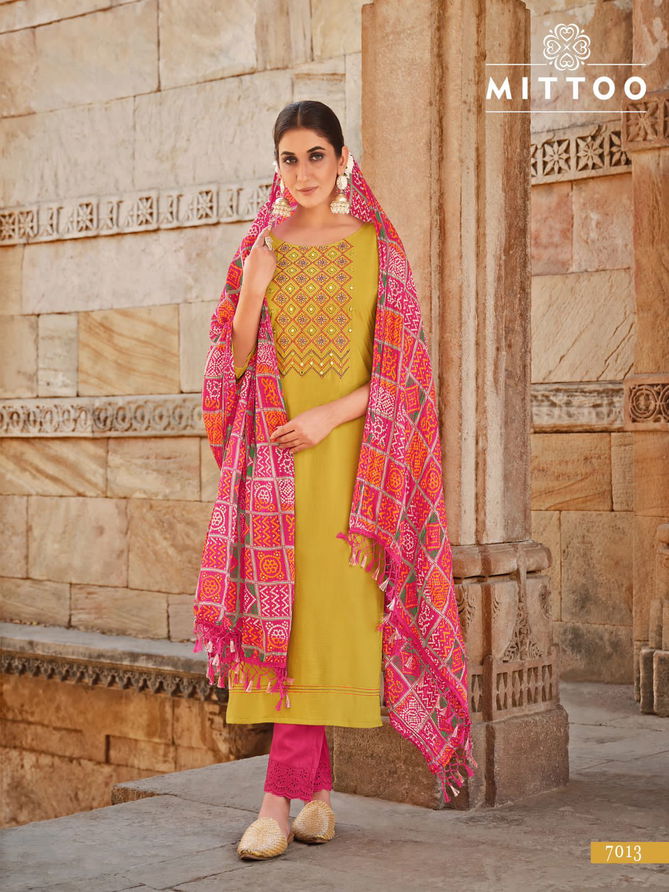 Mittoo Bansari Festive Wear Wholesale Designer Readymade Suits